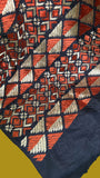 Black Phulkari Saree Justphulkari 